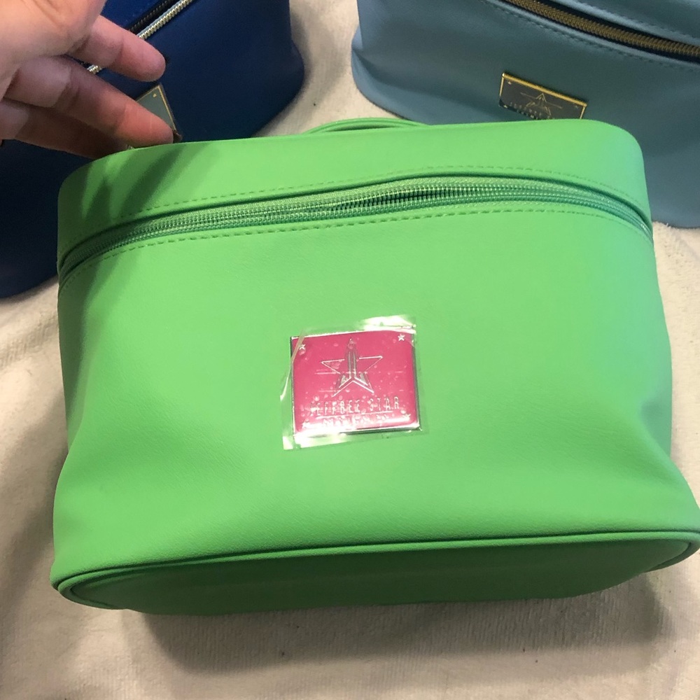 Jeffree Star Green travel bag